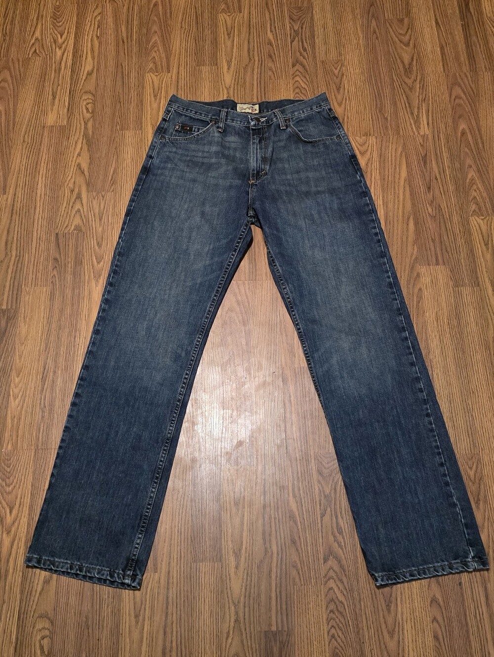 Wrangler 20X Competition Mens 32x34 Relaxed Bootcut Blue Cowboy Jeans Rodeo F62